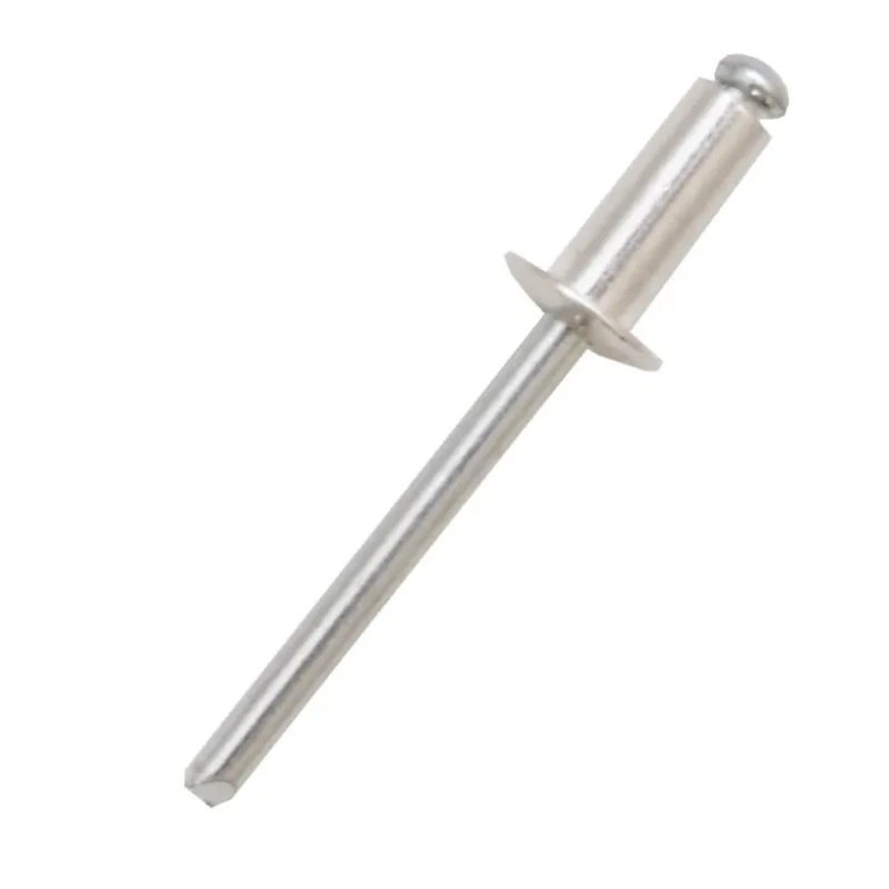 RS PRO Steel Blind Rivet Dome Head 3.2 mm Diameter 10 mm Length Plain Finish DIN 7337 206-5422