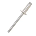 RS PRO Steel Dome Head Blind Rivet 3.2 mm Diameter, 8 mm Length, Grip 3-5 mm 206-5421
