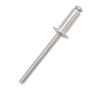 RS PRO Steel Dome Head Blind Rivet 4.8 mm Diameter, 8 mm Length, DIN 7337, Model 206-5433