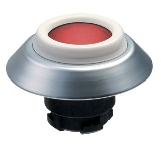 Schmersal NDLRT Series Red Momentary Push Button Switch, 22.3 mm Cutout, IP67, IP69K 101163544