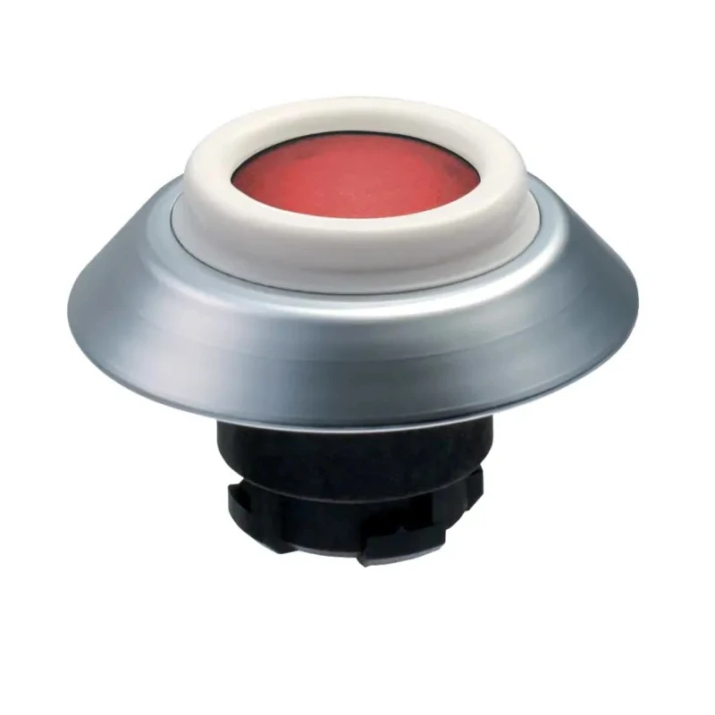Schmersal NDLRT Series Red Momentary Push Button Switch, 22.3 mm Cutout, IP67, IP69K 101163544