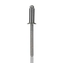 RS PRO Stainless Steel Blind Rivet, 4.8 mm Diameter, 14 mm Length, Countersunk Head, DIN 7337 206-5468