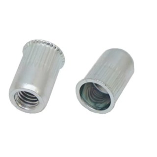 RS PRO Plain Threaded Insert with 6 mm Diameter Hole, Zinc Plated Steel, for 2-4 mm Material Thickness 206-5518