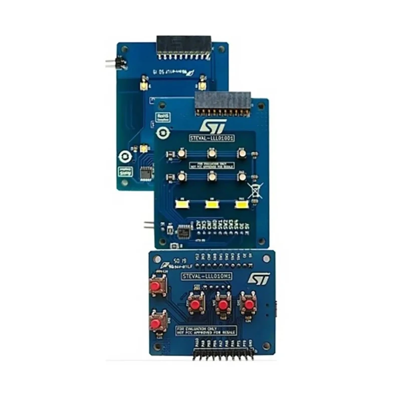 STMicroelectronics LED Driver Evaluation Kit for LED8102S 8-Channel Direct Switch Control STEVAL-LLL010V1