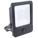 PowerLED Floodlight 50 W, 3000 K White, 5000 lm, IP65, PIR Included, Remote Control Flex-PIR-50-3K