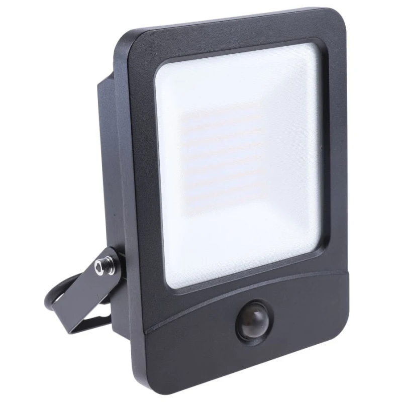 PowerLED Floodlight 50 W, 3000 K White, 5000 lm, IP65, PIR Included, Remote Control Flex-PIR-50-3K