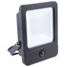 PowerLED Floodlight 50 W, 3000 K White, 5000 lm, IP65, PIR Included, Remote Control Flex-PIR-50-3K