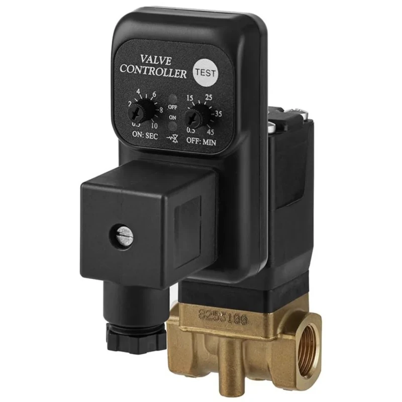 RS PRO Automatic Condensate Drain Valve R 3/8 in Brass Body 240V AC IP65 0-10bar 206-6123