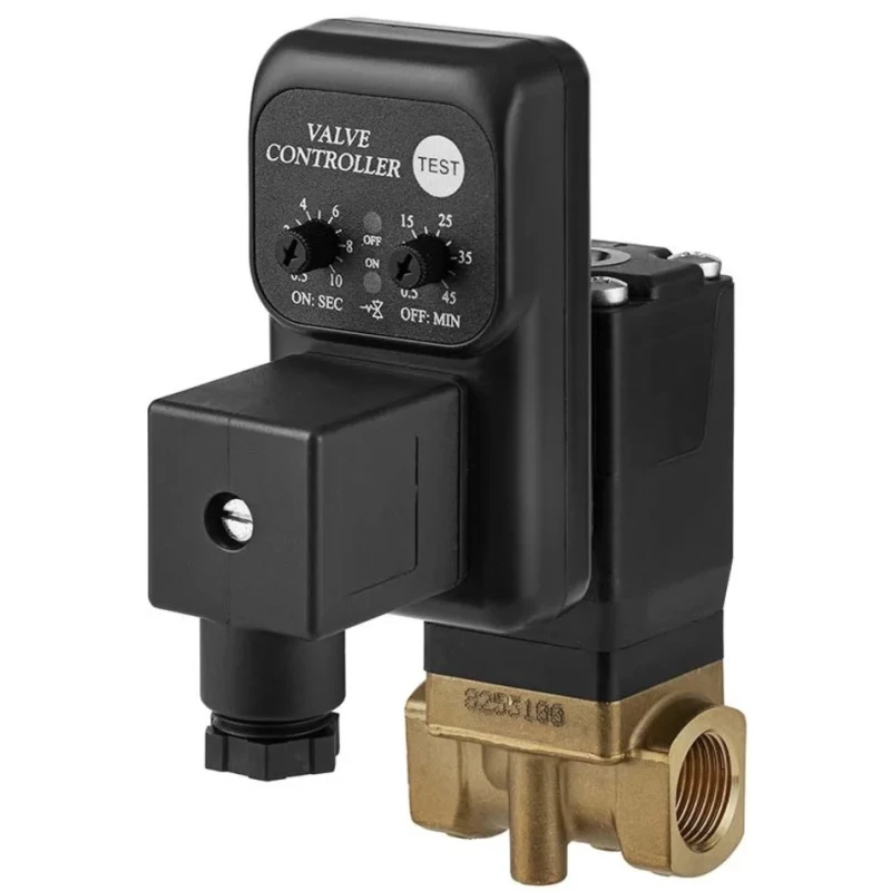 RS PRO Automatic Condensate Drain Valve R 3/8 in Brass Body 240V AC IP65 0-10bar 206-6123