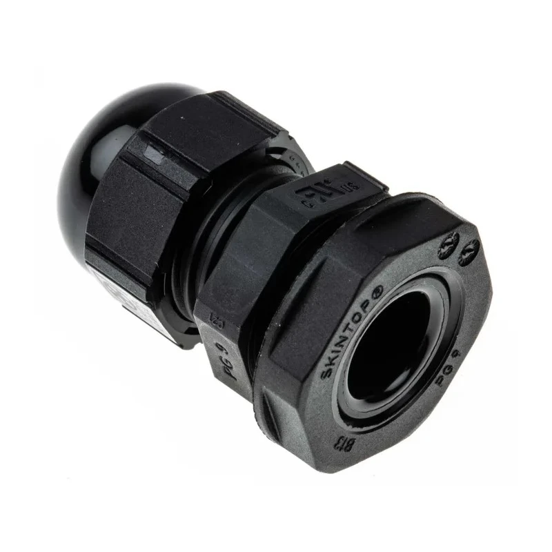 Lapp SKINTOP Series Cable Gland PG9 Thread Size for 3.5 to 8 mm Cable Diameter, UL Approved, Polyamide 53015210+53019210