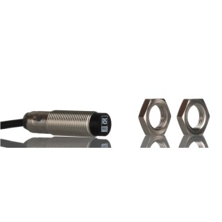 RS PRO Threaded Barrel Inductive Proximity Sensor M12 x 1 NPN 30V DC 200mA 8mm Detection 206-6158