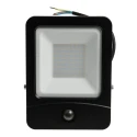 PowerLED Floodlight 50 W, 5000 lm White, 3000K Color Temperature, IP65, PIR Sensor, Remote Control Flex-PIR-50-5K