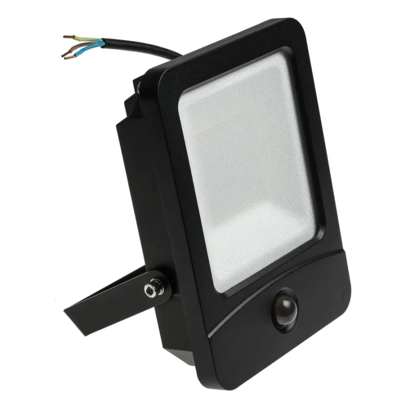 PowerLED Floodlight 50 W, 5000 lm White, 3000K Color Temperature, IP65, PIR Sensor, Remote Control Flex-PIR-50-5K