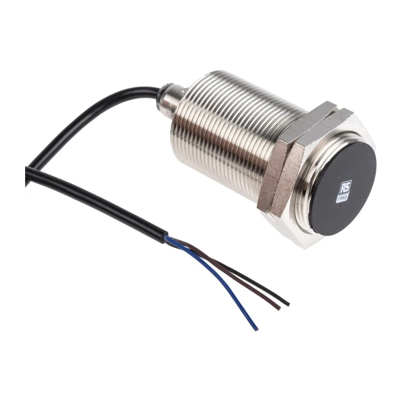 Telemecanique Sensors RS PRO Threaded Barrel Inductive Proximity Sensor, M30 x 1.5, PNP Output, 30 V DC, 200 mA, 10 206-6165