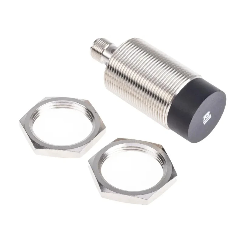 RS PRO Threaded Barrel Inductive Proximity Sensor M30 x 1.5 PNP 30V DC 200mA 38 mm Detection 206-6166