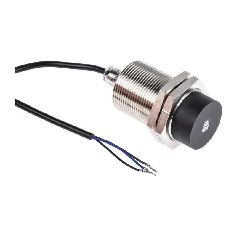 RS PRO Threaded Barrel Inductive Proximity Sensor M30 x 1.5 PNP Output 30 V DC 200mA 38mm Detection 206-6167