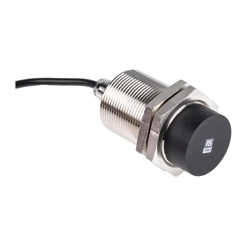 RS PRO Threaded Barrel Inductive Proximity Sensor M30 x 1.5 PNP Output 30 V DC 200mA 38mm Detection 206-6167
