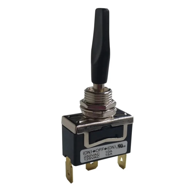 RS PRO PCB Mount Toggle Switch On-Off-On SPDT Solder Terminal 10A 250 V ac 206-7002