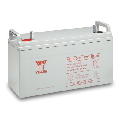 Yuasa 12 V Sealed Lead Acid Battery 100 Ah VRLA AGM BM10 Insert 