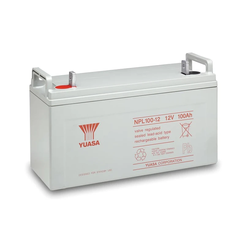 Yuasa 12 V Sealed Lead Acid Battery 100 Ah VRLA AGM BM10 Insert 