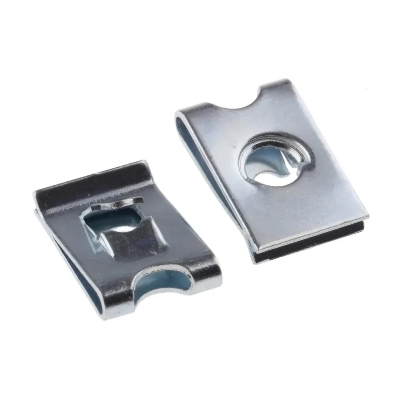 RS PRO Captive Nut Steel Zinc Plated No.8 Thread 11.1 x 16.6 mm Compatible Panel Thickness 0.5-1.6 mm 525-149