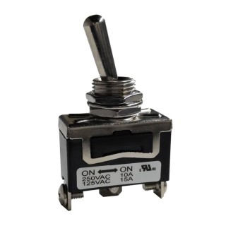RS PRO Toggle Switch PCB Mount On-On SPDT Screw Terminal 10A 250V ac 206-6994