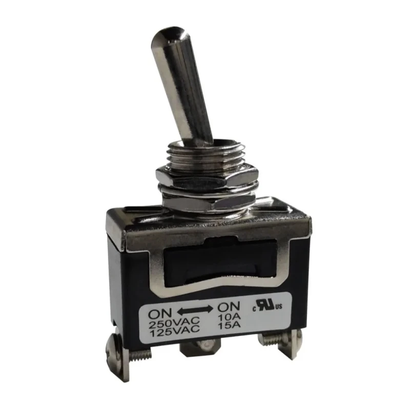 RS PRO Toggle Switch PCB Mount On-On SPDT Screw Terminal 10A 250V ac 206-6994