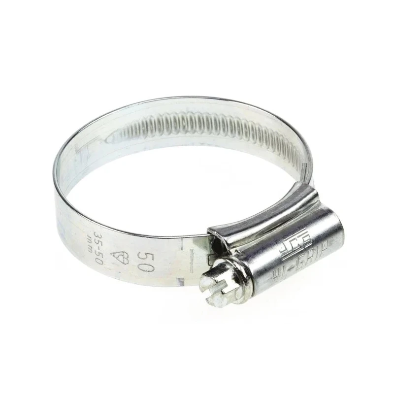HI-GRIP Steel Slotted Hex Worm Drive Hose Clip 35mm to 50mm ID Zinc Plated HGZ50BP