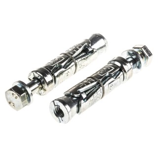 RawlPlug Carbon Steel Masonry Anchor Shield Loose Bolt M6 x 55 mm Zinc Plated R-RBL-M06/10W