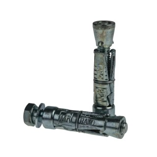 RawlPlug Carbon Steel Expanding Mechanical Shield Masonry Anchor M8 x 65 mm Zinc Plated R-RBL-M08/10W