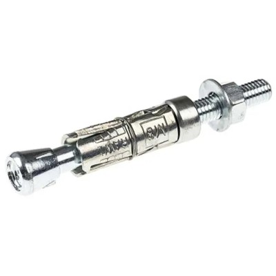 RawlPlug Carbon Steel Expanding Shield Masonry Anchor M8 x 125 mm Zinc Plated R-RBP-M08/60W