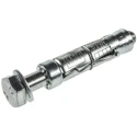 RawlPlug Carbon Steel Expanding Mechanical Shield Masonry Anchor M10 x 90 mm Zinc Plated R-RBL-M10/25W