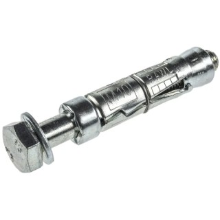 RawlPlug Carbon Steel Expanding Mechanical Shield Masonry Anchor M10 x 90 mm Zinc Plated R-RBL-M10/25W