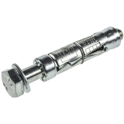 RawlPlug Carbon Steel Expanding Mechanical Shield Masonry Anchor M10 x 90 mm Zinc Plated R-RBL-M10/25W