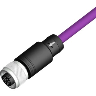 RS PRO Female 5 Way Straight to Female Straight Unterminated Sensor Actuator Cable 5 m 60V IP67 206-7626