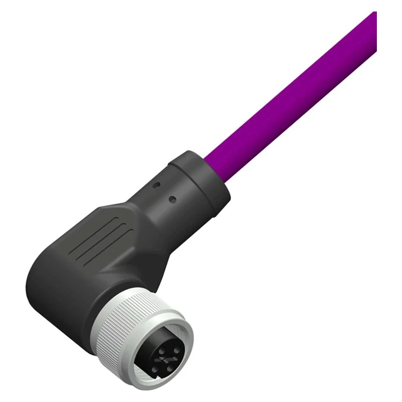 RS PRO Female 5 way Right Angle to Female Free End Sensor Actuator Cable 10m 60V PVC Jacket 206-7620
