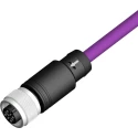 RS PRO Female 5 Way Straight to Female Straight, Unterminated Sensor Actuator Cable, 10 m 206-7627