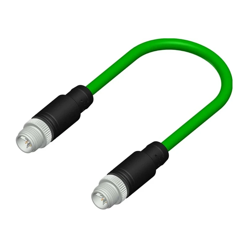 RS PRO Male 8 Way Straight to Male 8 Way Straight Sensor Actuator Cable 5m 60V IP67 206-7663