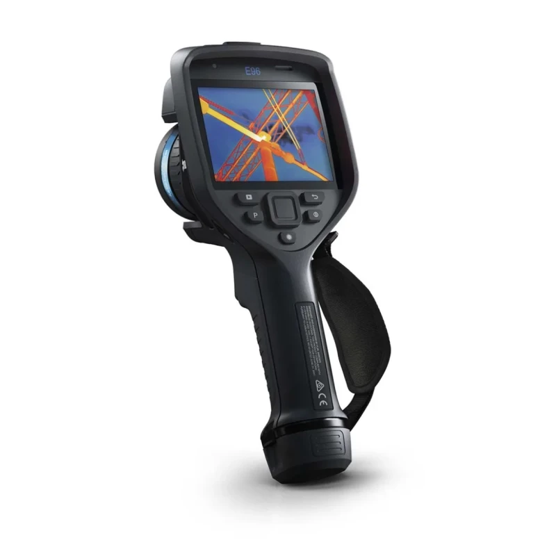 FLIR Thermal Imaging Camera 1500 °C Max Temp Measurement Lithium-Ion Battery 640 x 480 Pixel Detector FLIR E96 24°