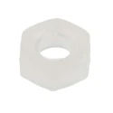 RS PRO Plain Nylon Hex Nut, Metric Thread, M4 Size, Nylon Material, Plain Finish, Made in Germany 525-717