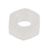 RS PRO Plain Nylon Hex Nut, Metric Thread, M4 Size, Nylon Material, Plain Finish, Made in Germany 525-717