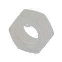RS PRO Plain Nylon Hex Nut, Metric Thread, M4 Size, Nylon Material, Plain Finish, Made in Germany 525-717