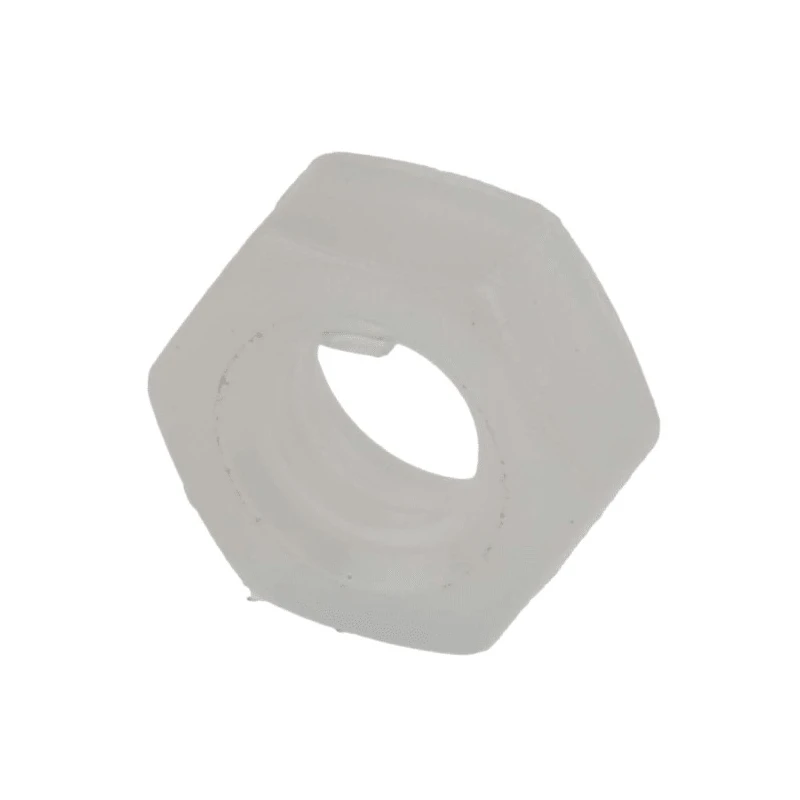 RS PRO Plain Nylon Hex Nut, Metric Thread, M4 Size, Nylon Material, Plain Finish, Made in Germany 525-717