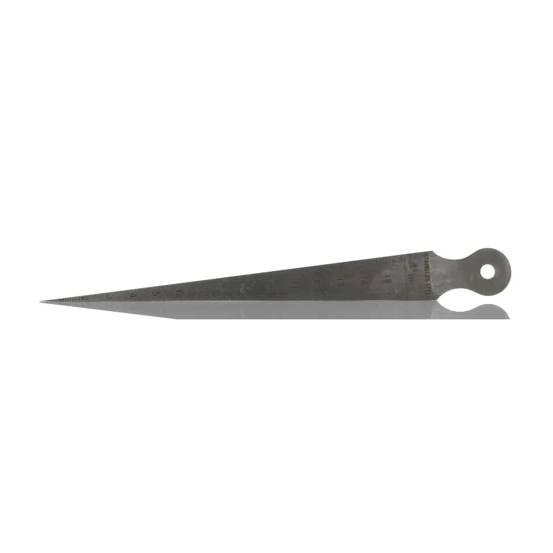 RS PRO Taper Bore Gauge, Steel, 1 Piece, Metric 1 to 16 mm and Imperial 1/64 to 5/8 in, 220 mm Length 206-7876