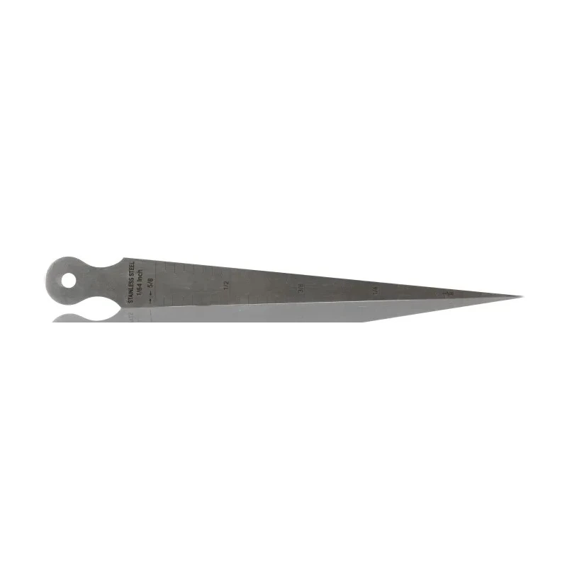 RS PRO Taper Bore Gauge, Steel, 1 Piece, Metric 1 to 16 mm and Imperial 1/64 to 5/8 in, 220 mm Length 206-7876