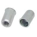 RS PRO Plain Threaded Insert Diameter 6 mm, Reduced Head Round Knurled Body, Marine Grade A4 Stainless Steel 206-7809
