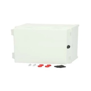 RS PRO Polycarbonate Wall Box IP65 Transparent Door, Light Grey, 300 mm x 200 mm x 180 mm IP65