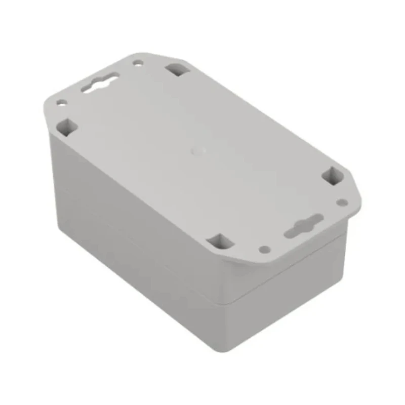 RS PRO Flanged Light Grey Lid Polycarbonate Enclosure IP65, 60.2 mm x 121.4 mm x 81.6 mm 206-9096