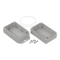 RS PRO Flanged Light Grey Lid Polycarbonate Enclosure IP65, 60.2 mm x 121.4 mm x 81.6 mm 206-9096