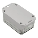 RS PRO Light Grey Transparent Lid Polycarbonate Enclosure IP65 60.2 mm x 121.4 mm x 81.6 mm 206-9098